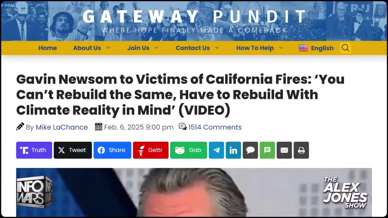Gavin Newsom Announces That Palisades Property Owners CANNOT Rebuild