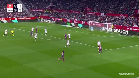 Sevilla - Barcelona 1:4 | La Liga | 09. 02. 2025