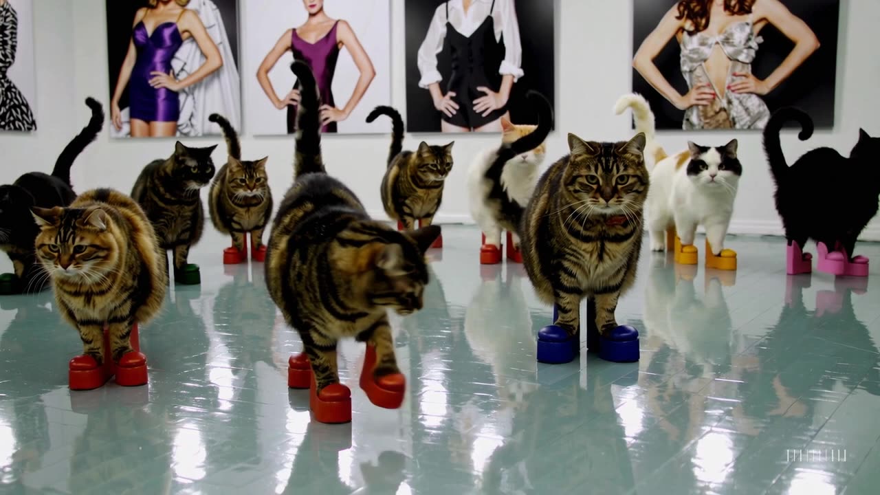 Cats are learning to dance