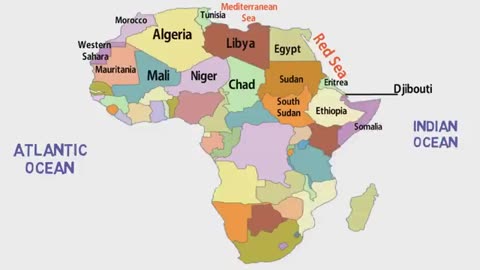 African Countries and Their Location_Africa Political Map