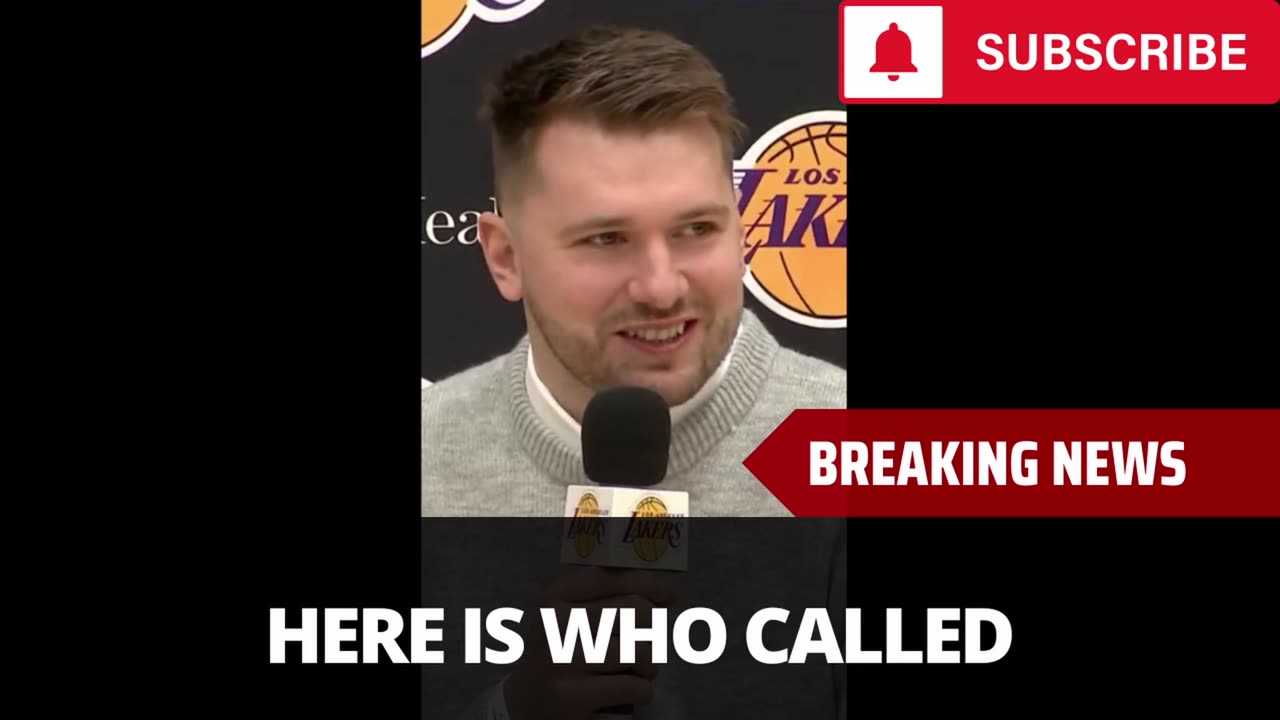 Luka Reveals Who Called Immediately After Trade