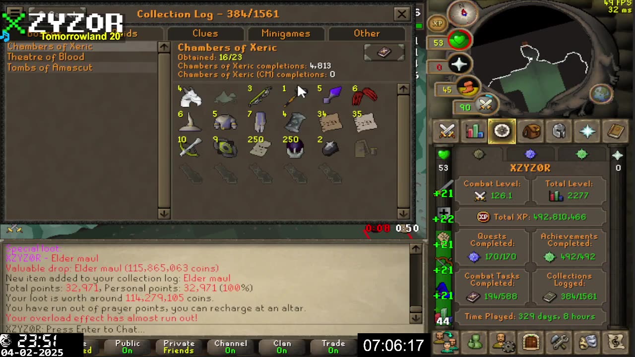 ELDER MAUL - Solo #1 KC4813 COLLECTION LOG COMPLETED [4-2-2025]