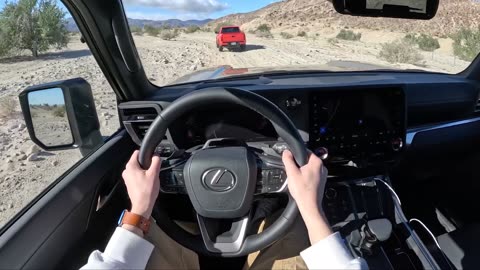 2024 Lexus GX 550 Overtrail+ - POV Off Road Desert Drive (Binaural Audio)