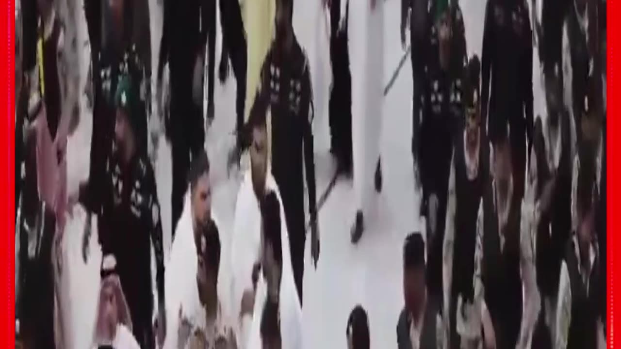 The first official appearance of Latifa, the wife of Ahmed Al-Sharaa, in Mecca