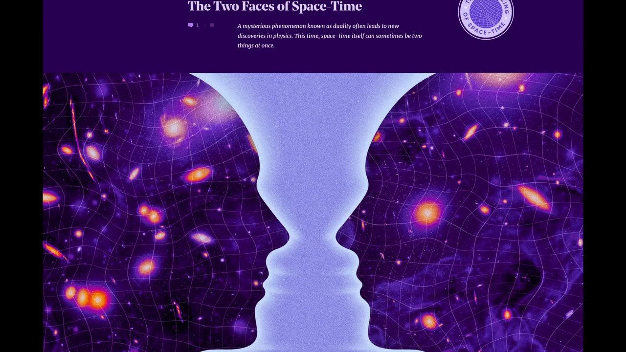 The Two Faces of Space-Time