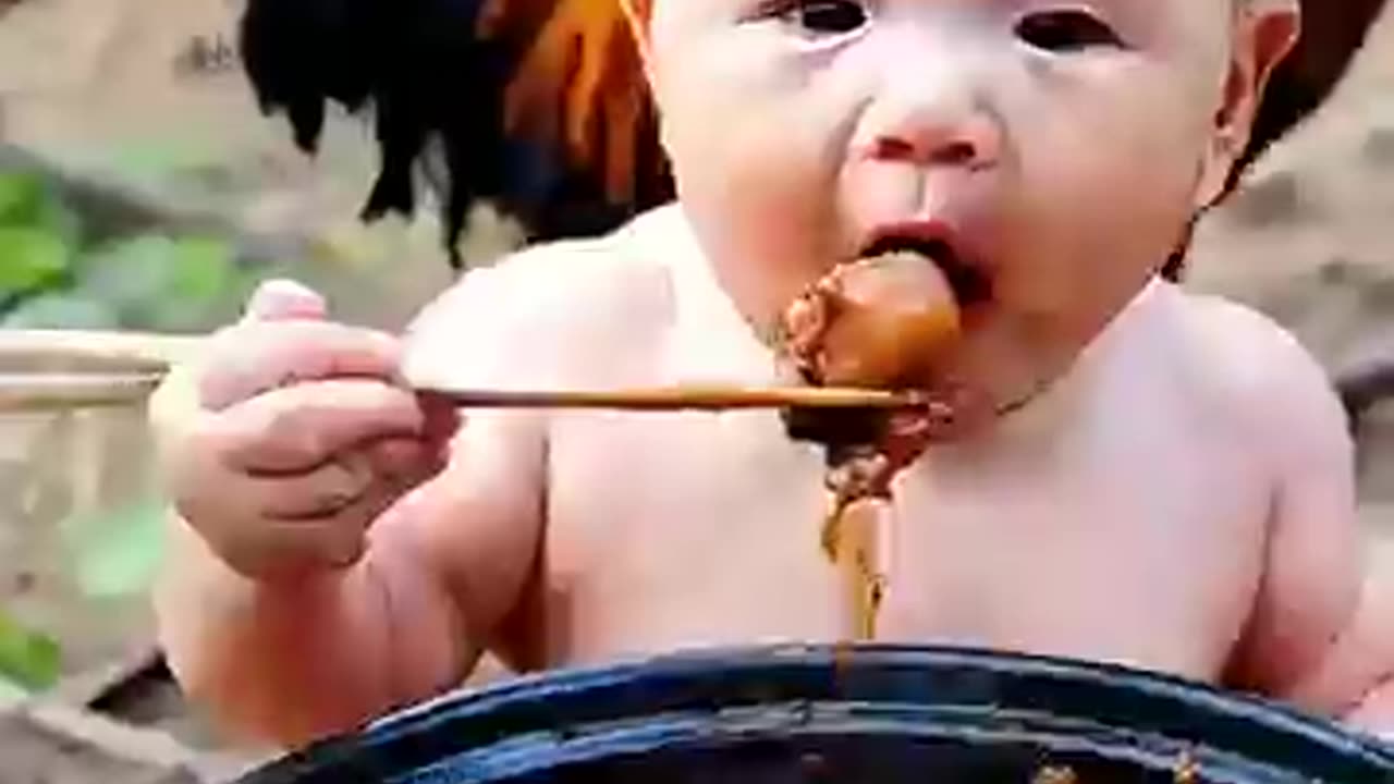 Are you interested to brakefast with cute baby?