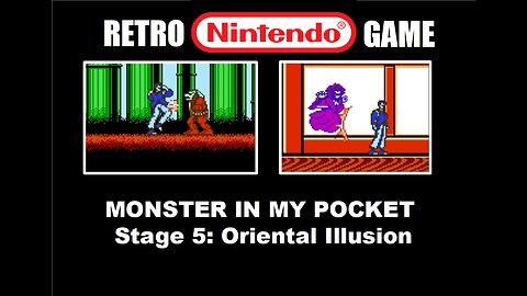 Monster In My Pocket (NES) Stage 5 Oriental Illusion: No Death Full Level Speed Run