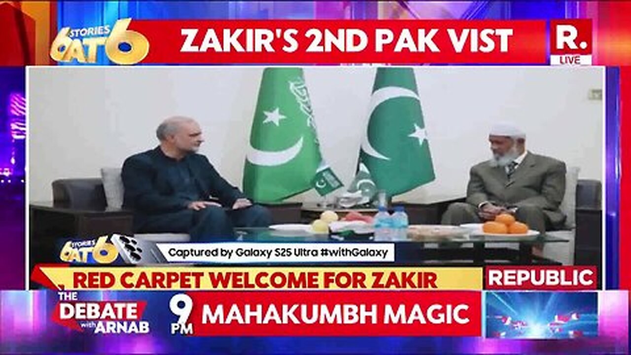 6 Stories At 6_ Air India No More 'Maharaja'_ Amrit Kumbh Snan _ Pak Red Carpet For Zakir Naik