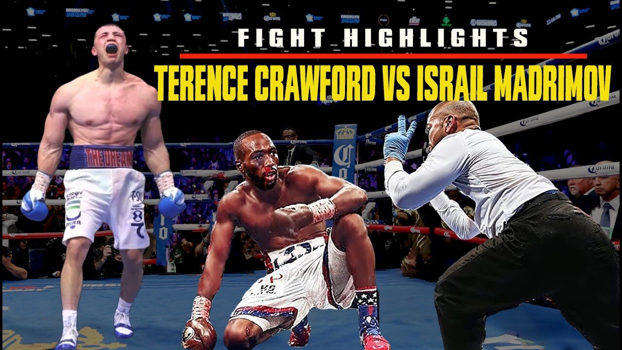 Terence Crawford vs Israil Madrimov |đ„Knockdown |Full FIGHT HIGHLIGHTS |MAIN EVENT|#CrawfordMadrimov
