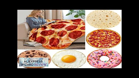 Warm Pizza Food Blanket Super Soft Plush Throw Blankets For Bed Sofa Review