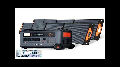 Blackview Oscal Powermax 3600 Rugged Power Station+2*PM200 Solar Panel Kit 3600Wh Review