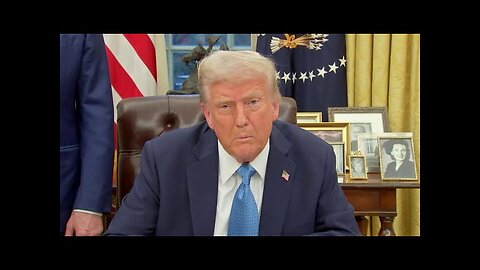 President Donald Trump gives remarks on tariffs on Mexico, China and Canada (1.31.25)