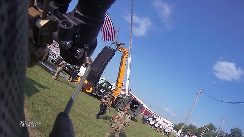 Bodycam footage Beaver Co ESU/SWAT (2of3) Trump Assassination attempt Butler PA, July 13, 2024