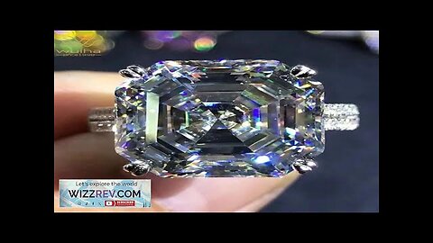 WUIHA Luxury Solid 925 Sterling Silver 3EX Asscher Cut 10CT VVS D Review