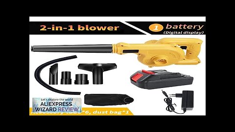 Cordless Leaf Blower 20000 rpm Mini Electric Leaf Blower for Road Garage Review