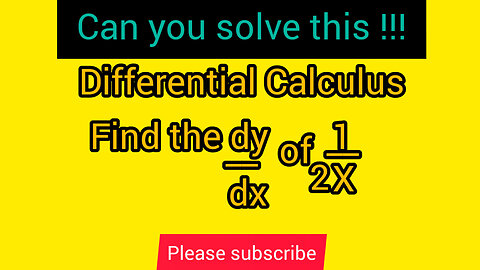 Differential Calculus