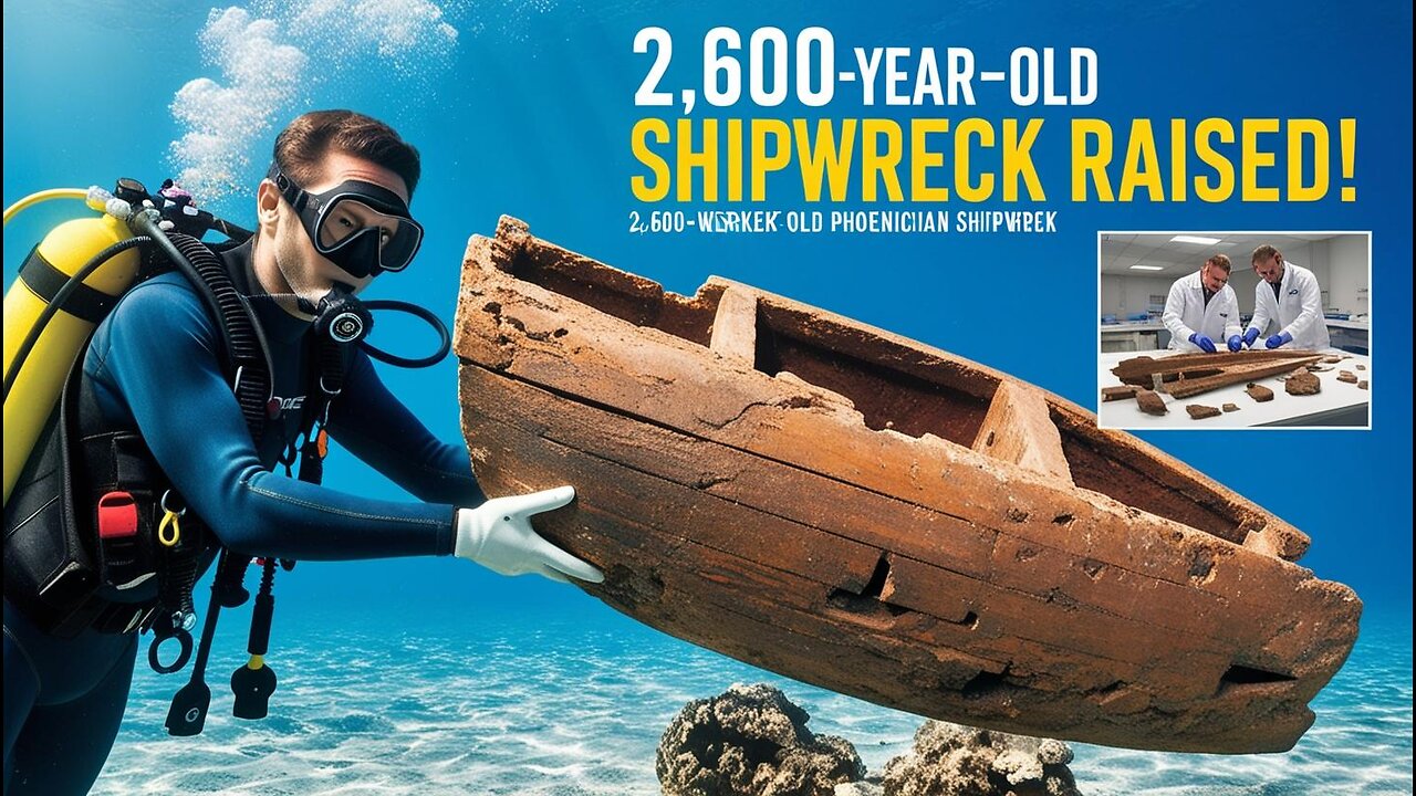 Ancient Phoenician Shipwreck Raised After 2,600 Years – Major Archaeological Discovery in Spain