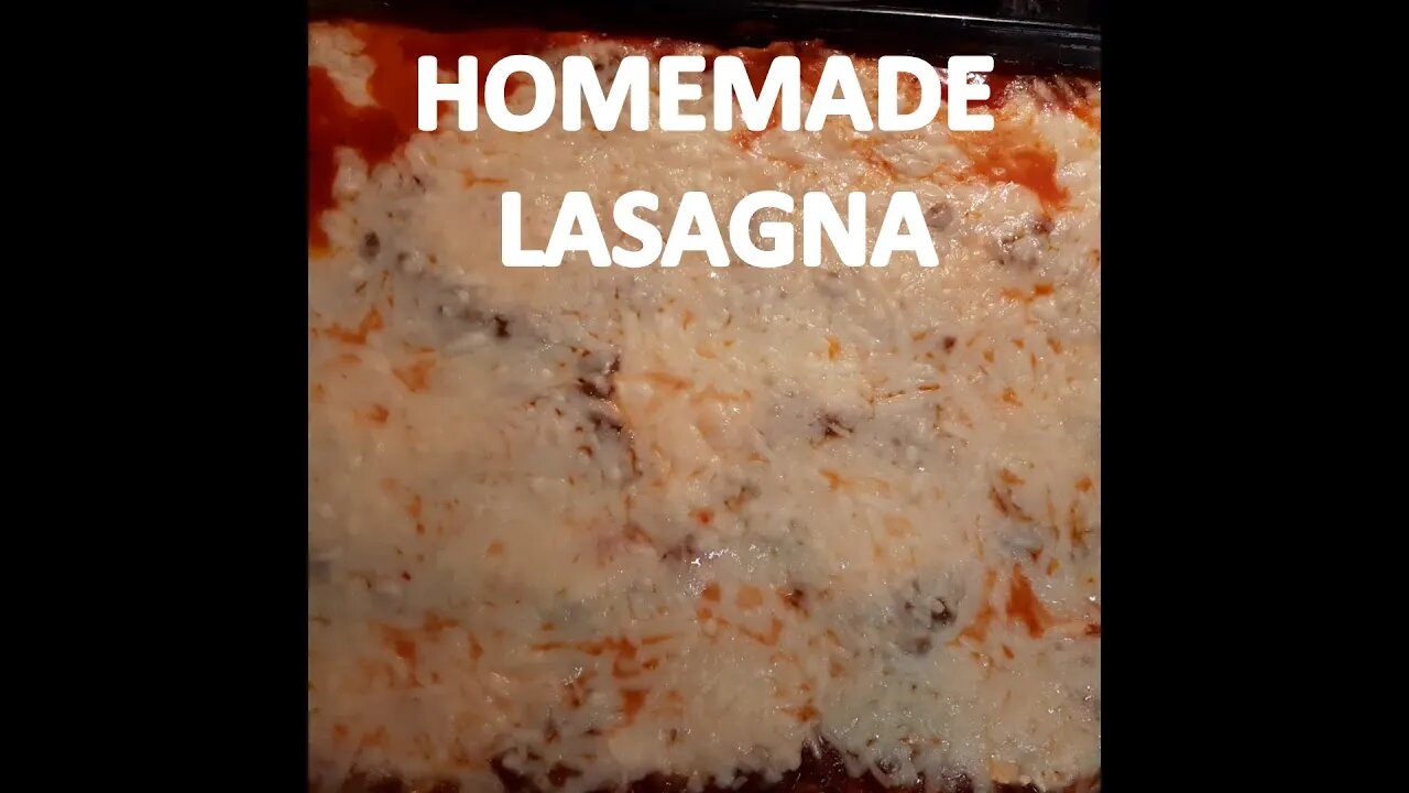 Homemade Lasagna