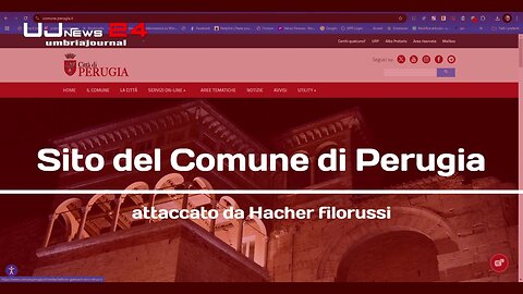 Sito del Comune di Perugia attaccato da Hacher filorussi