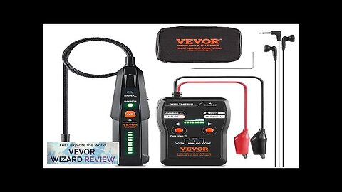 VEVOR Underground Cable Locator 6.5 FT Max. Detection Depth Wire Tracer Break Review