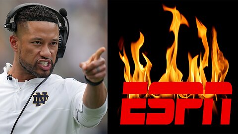 ESPN RIPPED for obsessing on Notre Dame coach Marcus Freeman BLACKNESS, but IGNORING he's also ASIAN