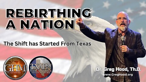 Dr. Greg Hood ⎮ Rebirthing A Nation