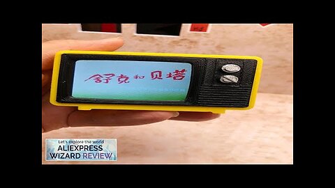 Retro Mini TV Television Watch Dollhouse Scene Model Miniature TV Model Toys Review