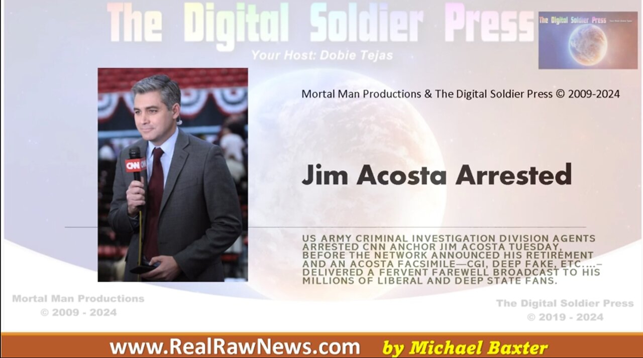 USACID Arrests Ex-CNN Correspondent Jim Acosta