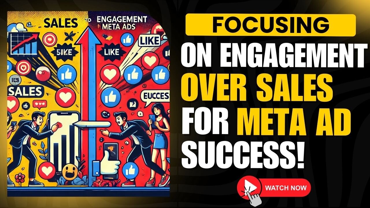 E484:🎓FOCUSING ON ENGAGEMENT OVER SALES FOR META AD SUCCESS