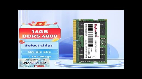 KingBank Laptop Memory DDR5 16GB 4800Mhz Laptop RAM 260pin SO-DIMM Memory Laptop Review