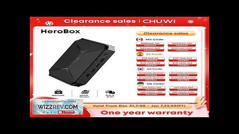 CHUWI Herobox Mini PC Intel 12th Gen N100 Quad Core 8GB RAM Review