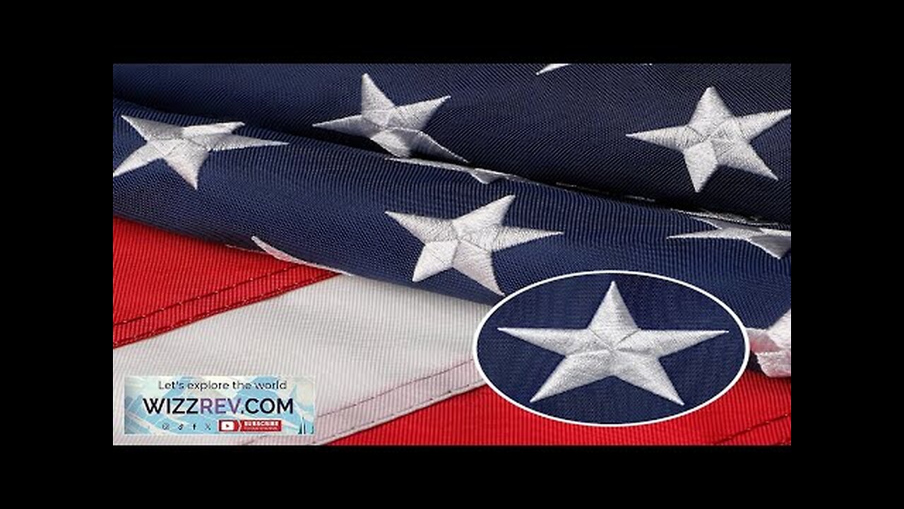 American Flag 3x5 Outdoor 210D 3x5 Flags Outside Made in USA Heavy Review