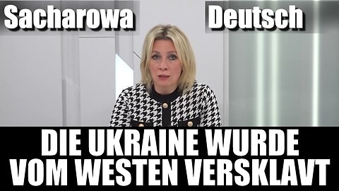 Kriegsgefangenenaustausch, Treffen in Montreal, Verschuldung der Ukraine | Sacharowa auf Deutsch