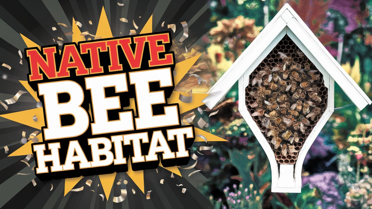 CREATE a Buzzing Native Bee Habitat in Your Garden NOW!