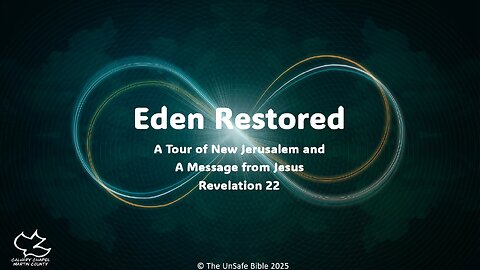 Revelation 22 Eden Restored