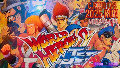 World Heroes 2 JET (ワールドヒーローズ 2 JET) on A PS5 ( C.Kidd Vs BATTLEFEST ) 2025 RUN