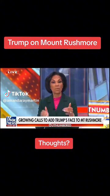 Trump On Mount Rushmore