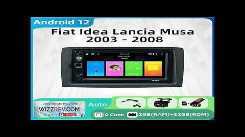 Carplay Stereo for Fiat Idea Lancia Musa 2003-2008 2 Din Android Car Review