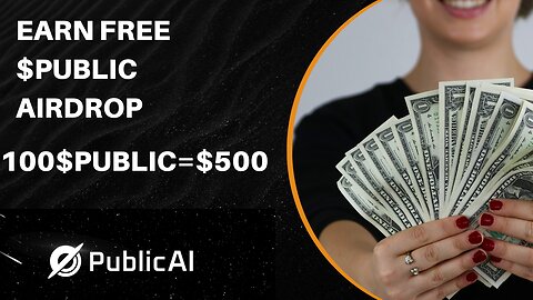 EARN FREE $PUBLIC TOKEN!!! Step-to-step Guide on how to Farm #PublicAI