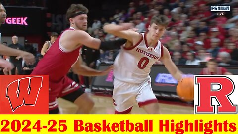 Wisconsin vs Rutgers Basketball Game Highlights 1 6 2025