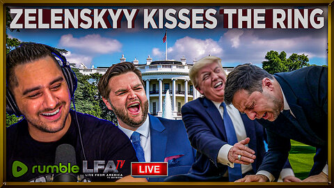 ZELENSKYY KISSES THE RING | BASED AMERICA 3.4.25 6PM