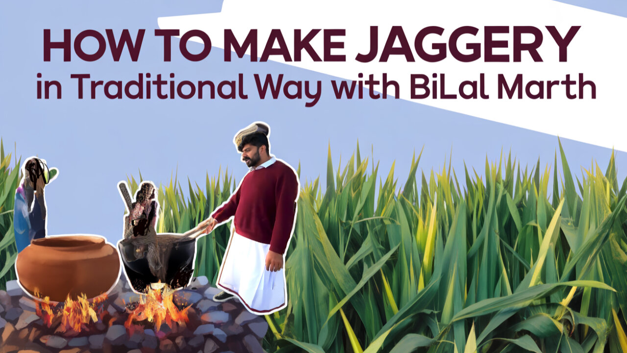 HOW TO MAKE JAGGERY IN TRADITIONAL WAY WITH BILAL MARTH | MARTH 7