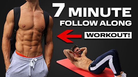 " 7 Minute Home Ab Workout (6 PACK GUARANTEED!) ✅.....