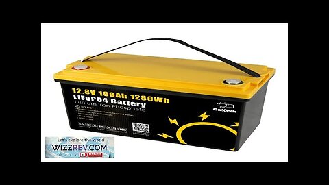 Gokwh 12V 100AH LiFePO4 Lithium Battery 1280Wh Energy Storage Box Battery Review