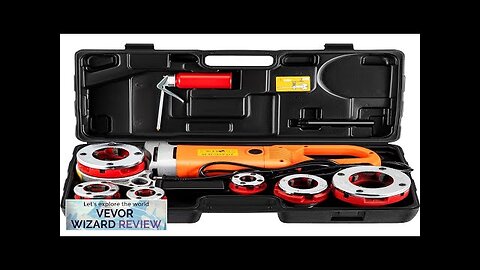 VEVOR Electric Pipe Threader 2300W Pipe Threading Machine with 6 Dies 1/2"-2" Review