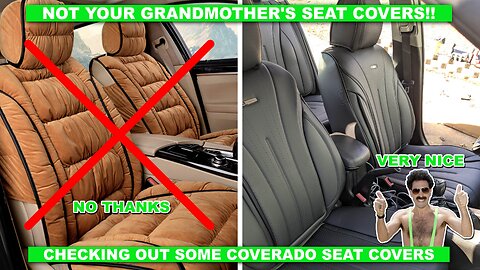 Not Your Grandmother's Seat Covers! - Checking Out Coverado Seat Covers in the Cruze