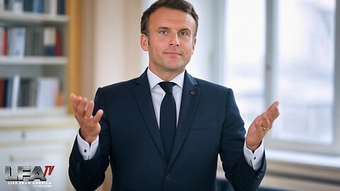 PRESIDENT MACRON STILL BLAMES RUSSIA FOR THE WAR!