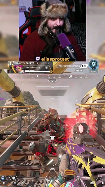 bajamos primero y uno se rinde 😂 #apex #apexlegends #eliasprotest