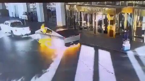 The Moment A Tesla Cybertruck Explodes Outside Trump Tower In Las Vegas