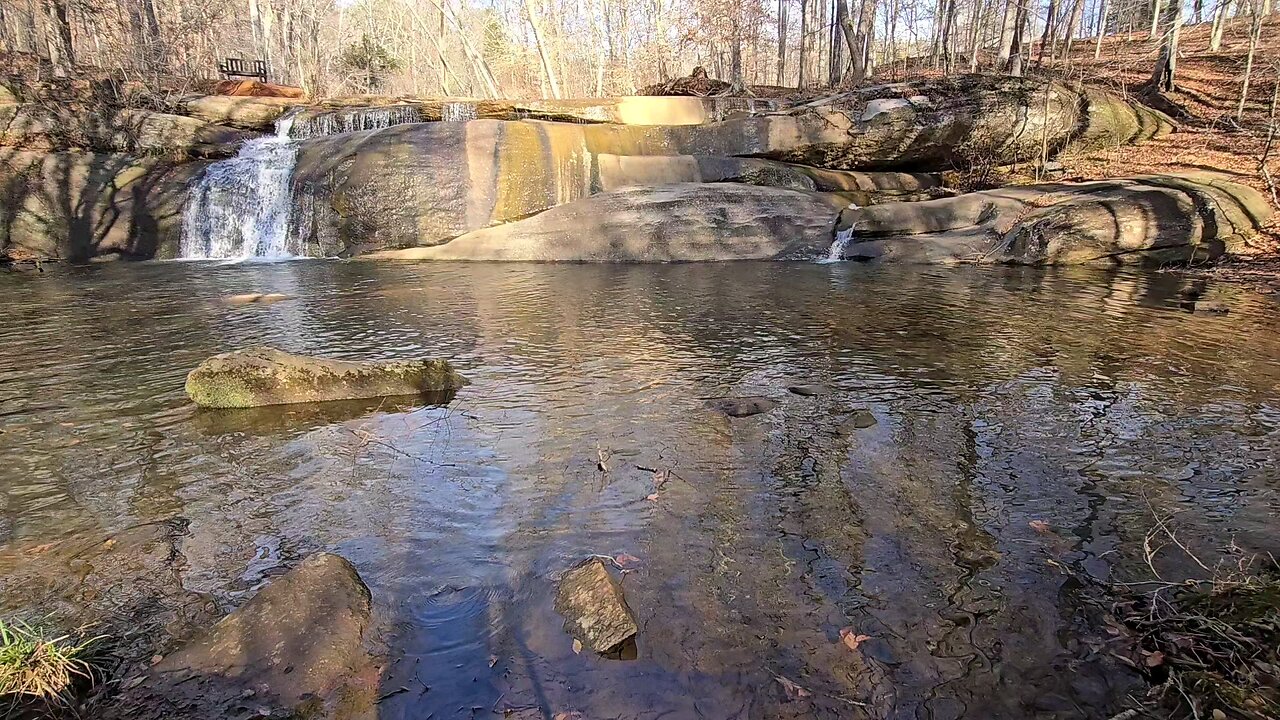 Fall Creek Falls On A Winter Day